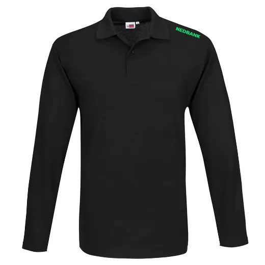 Picture of Pique Long Sleeve Golf Shirt