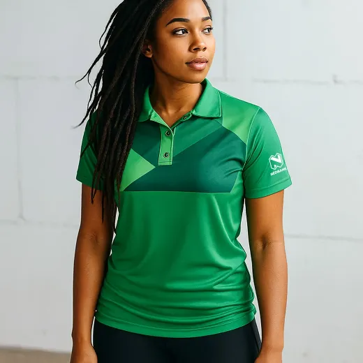 Picture of Ladies Funky Green Golf shirt