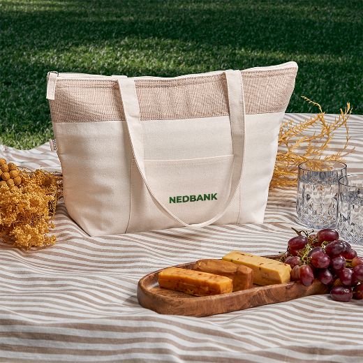 Picture of Okiyo Arshi Cotton & Jute 12 Can Lunch Cooler