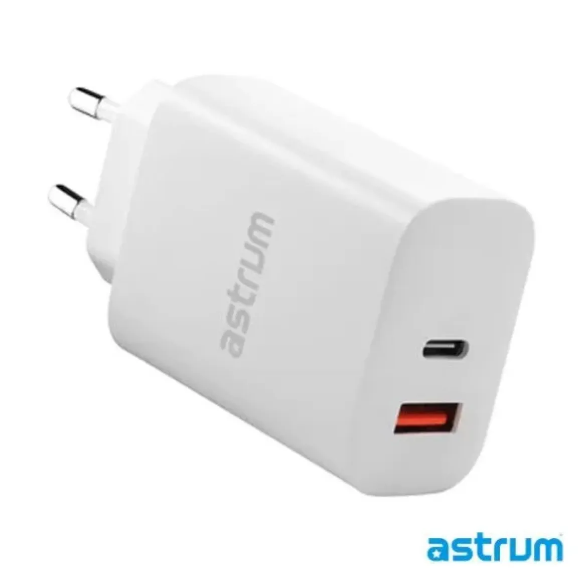 Astrum Wall Charger PRO Dual PD65 Usb+ Usb-C 65W	