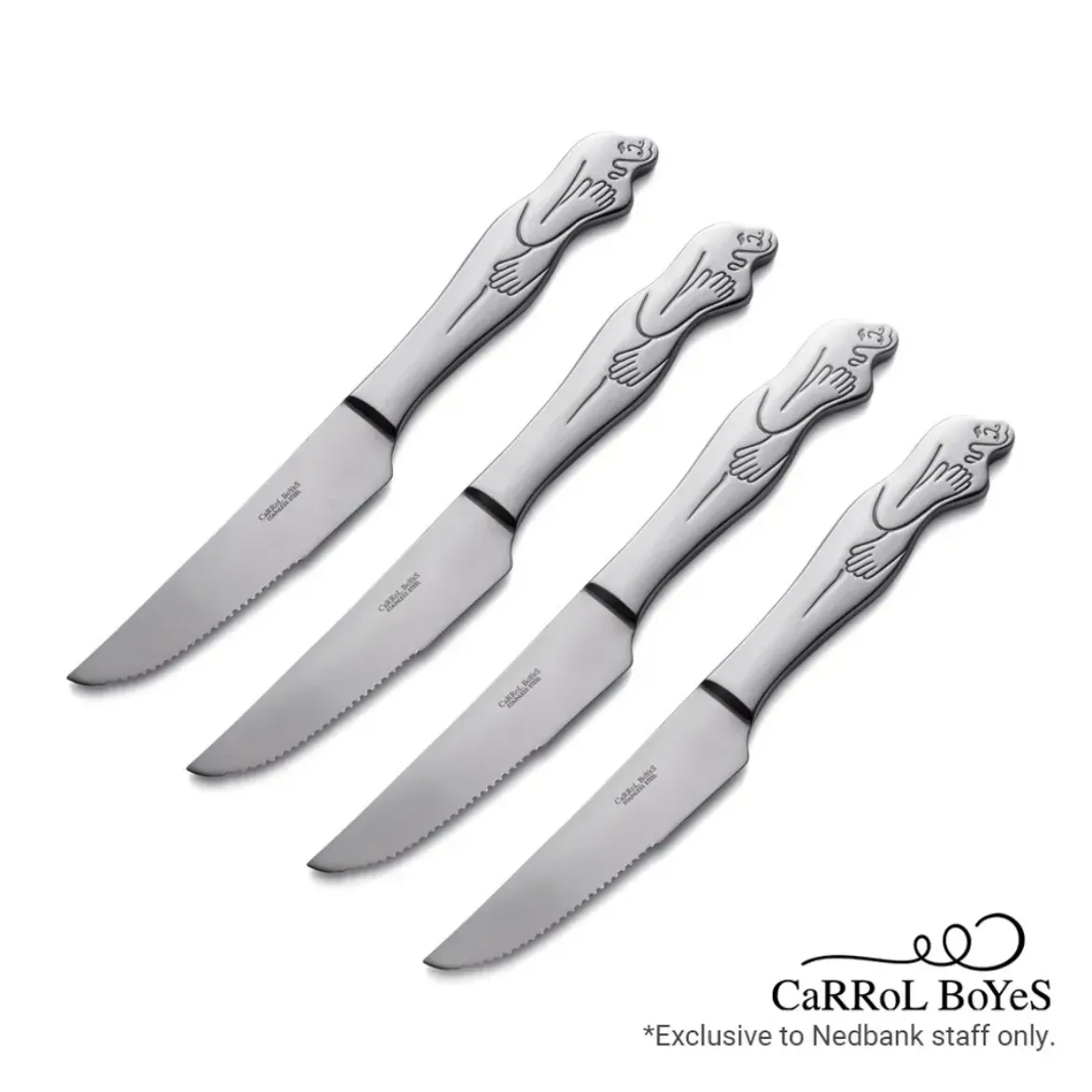 Carrol Boyes Steak Knife Set Of 4-Sketchbook		
