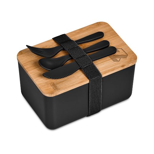 Picture of Okiyo Pasuta Recycled Plastic & Bamboo Lunch Box