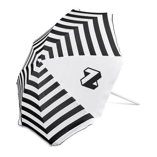 Picture of Serendipio Tanereef Stripe Beach Umbrella