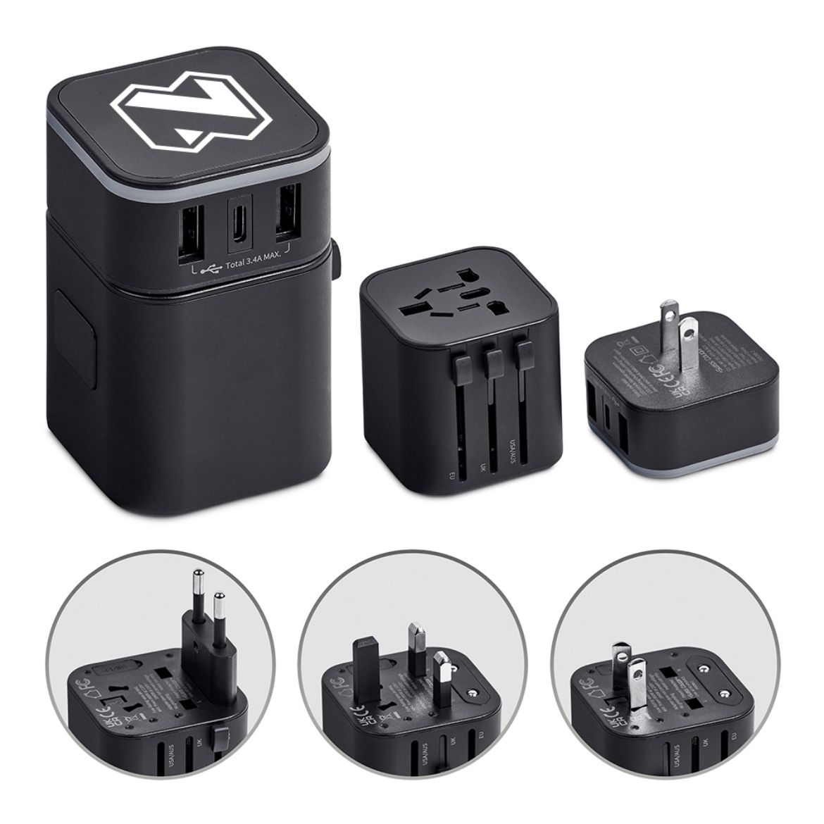 Picture of Swiss Cougar Frankfurt World Travel Adaptor