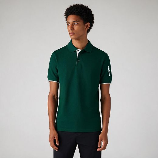 Picture of Mens 200G Pique Knit Golf Shirt Green