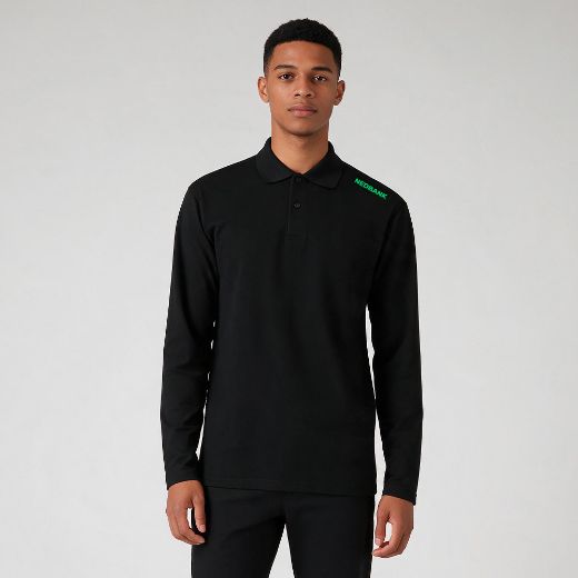 Picture of Pique Long Sleeve Golf Shirt