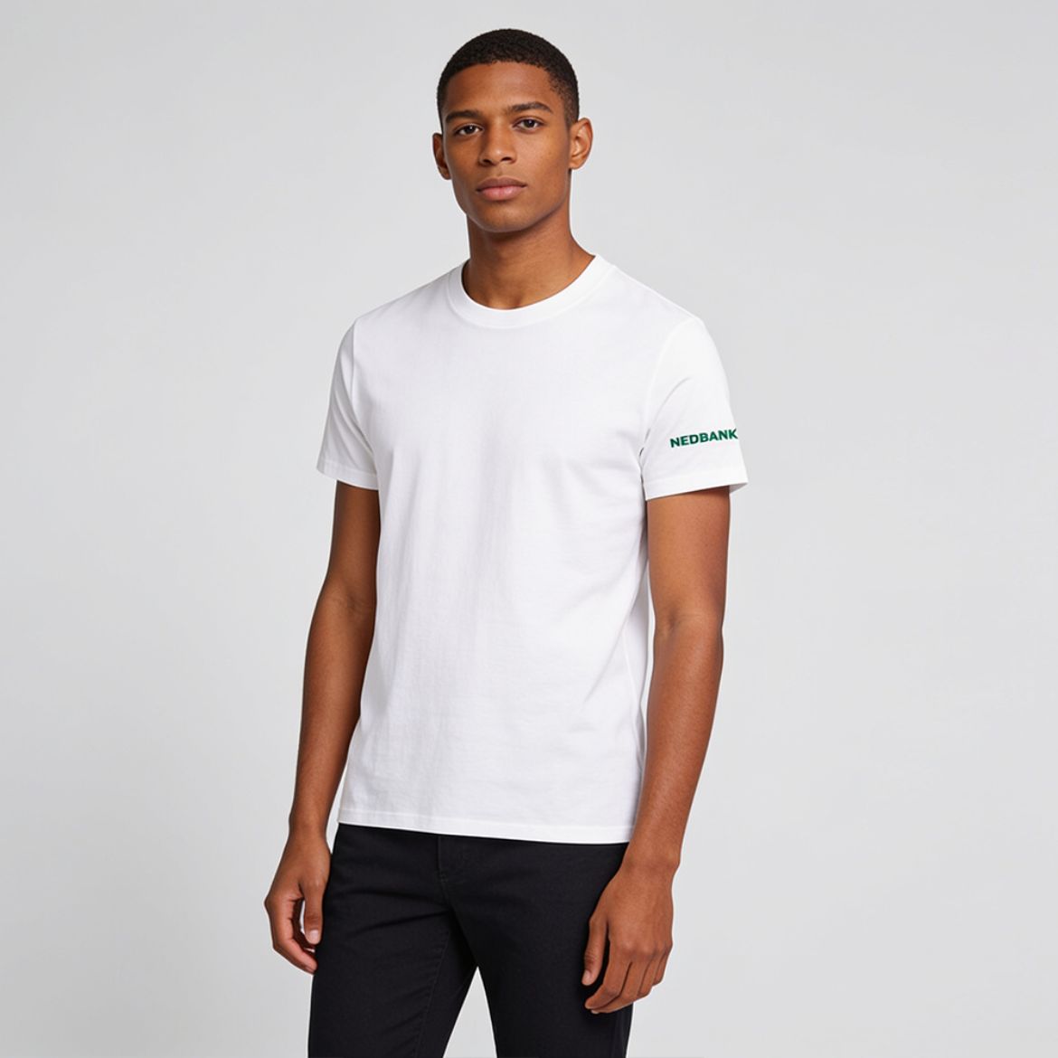 Picture of Mens White Okiyo Yuugen Organic 165g T-Shirt With Print