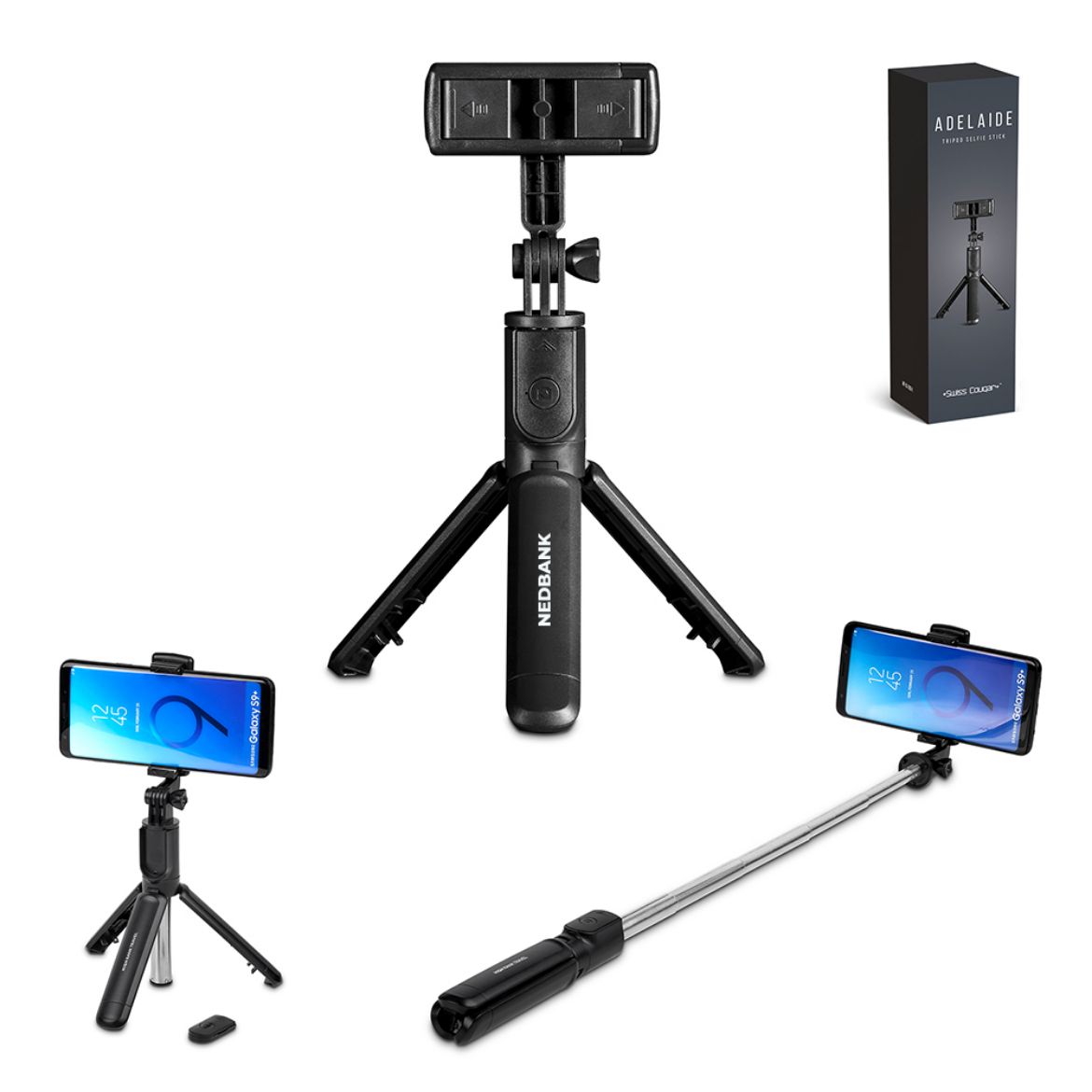Picture of Swiss Cougar Adelaide Tripod Selfie Stick